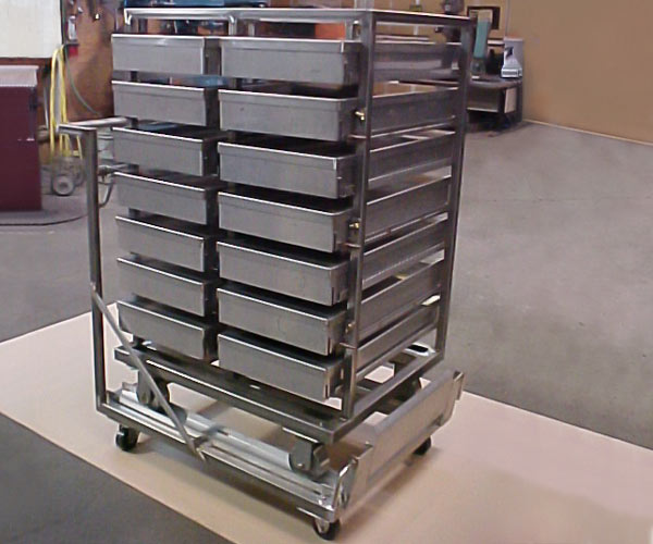 Stainless Oven Transfer Cart